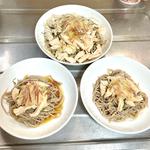 鶏ハムおろし蕎麦