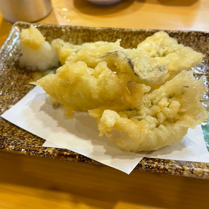 穴子天ぷら(や台ずし荒川沖駅前町)