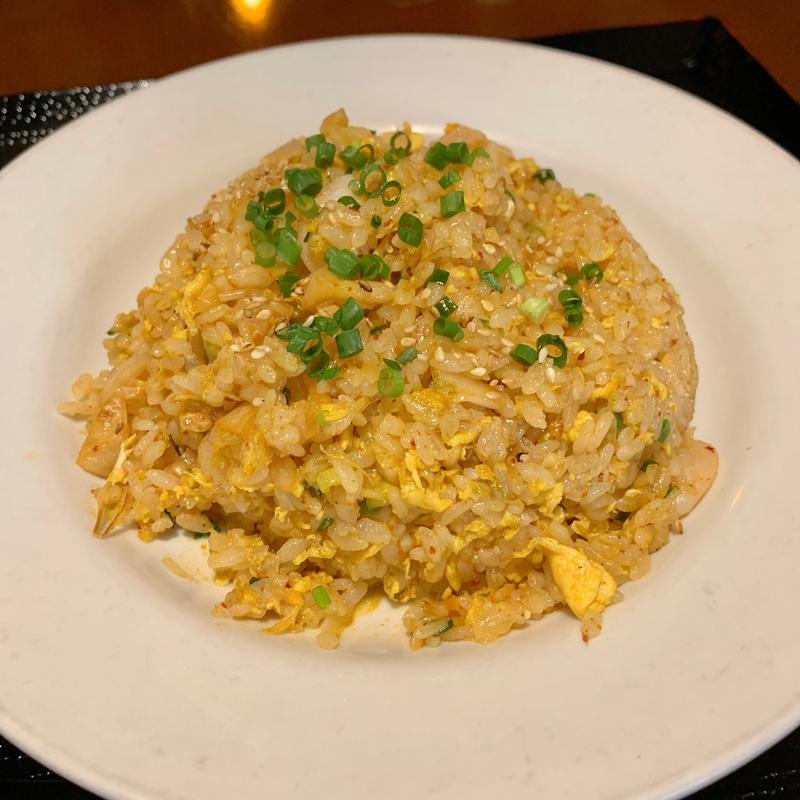 海老キムチ炒飯(チャイナダイニング 上海城)