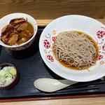 ミニカツカレー丼　冷たいそばセット