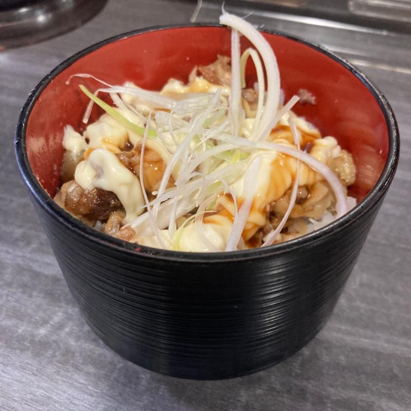 チャーマヨ丼（セット）(北海道味噌ラーメン Menkoi Noodle (めんこいヌードル) 新長田店)