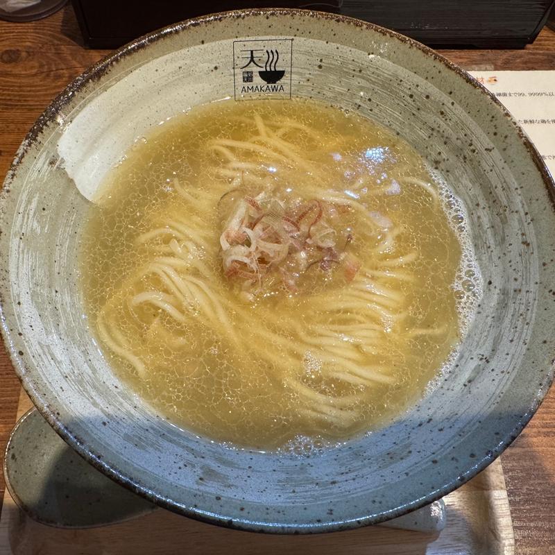 濃鶏媛いりこ　かけ塩らあめん(麺処 天川)