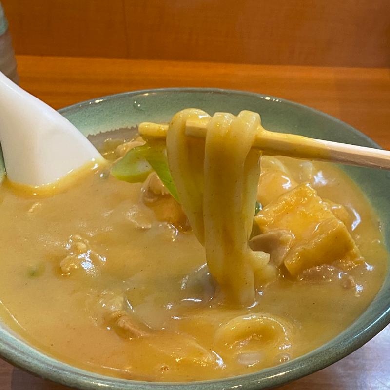 特製カレーうどん(手打うどん 錦)