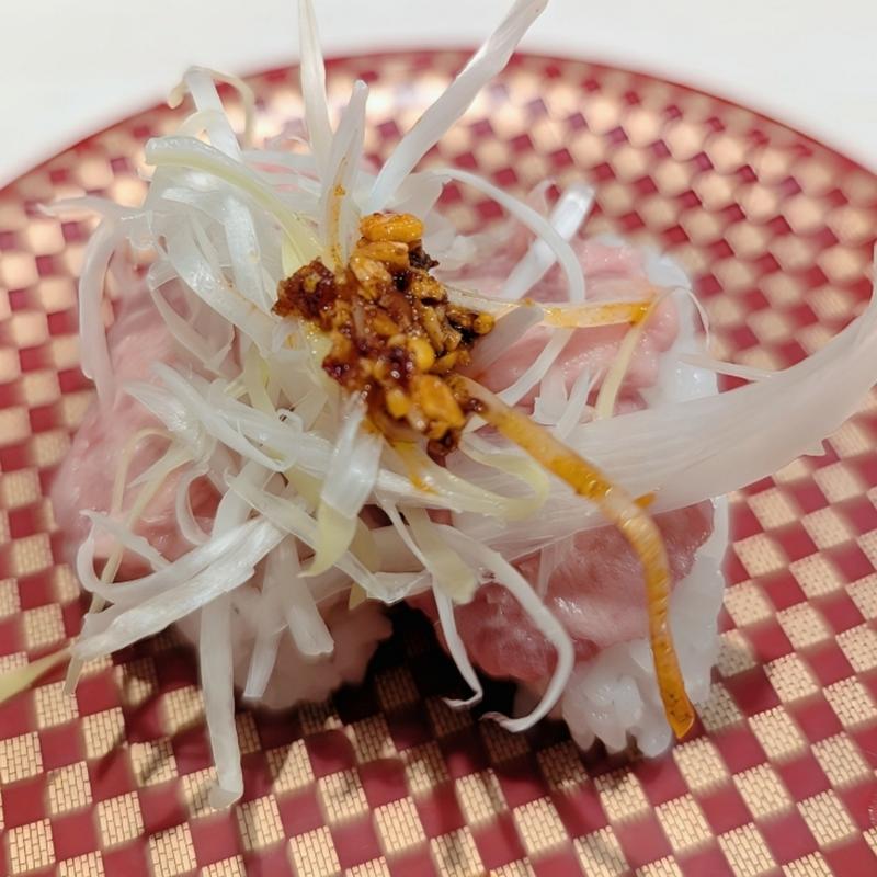 まぐろたたきネギラー油(魚べい 高槻店)