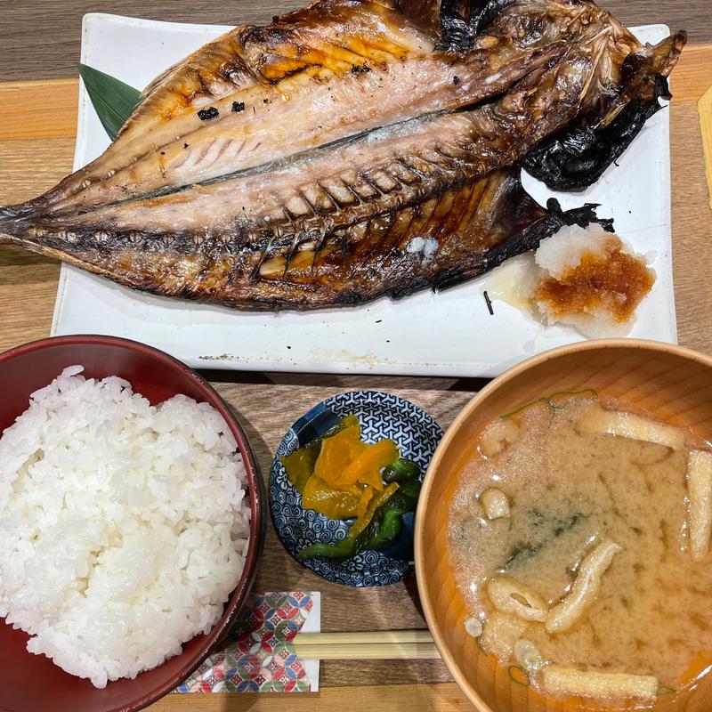 とろあじ開き定食(たんとと和くら｜LECT広島店)