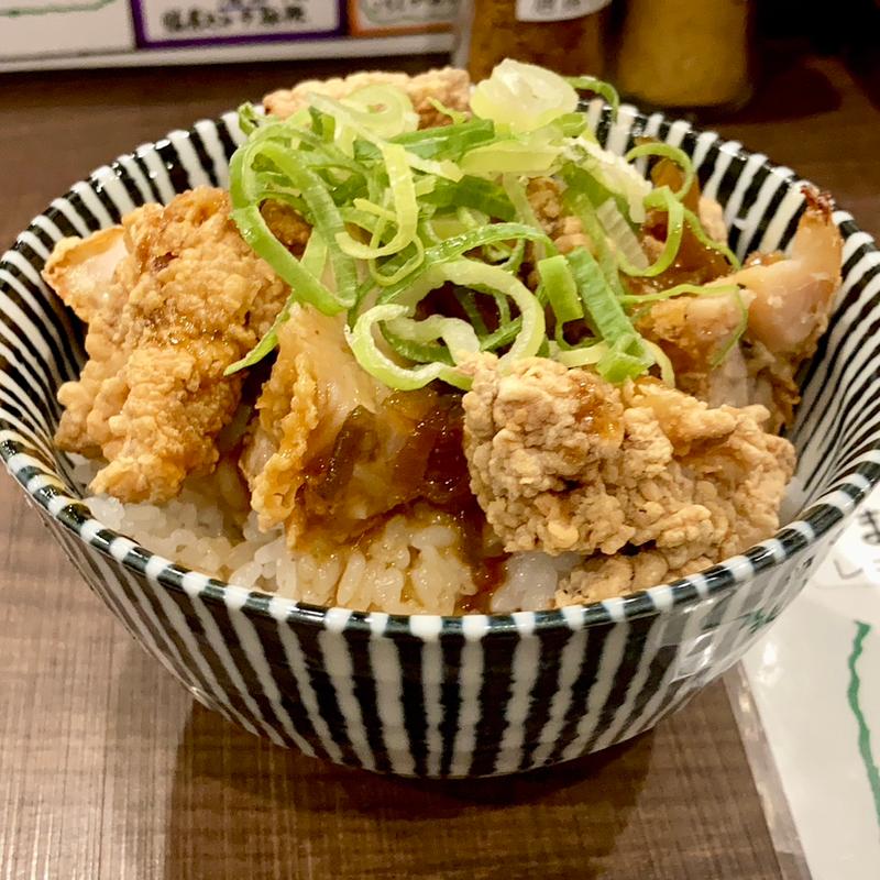 ミニ唐揚げ丼(岡本商店 北浜店)
