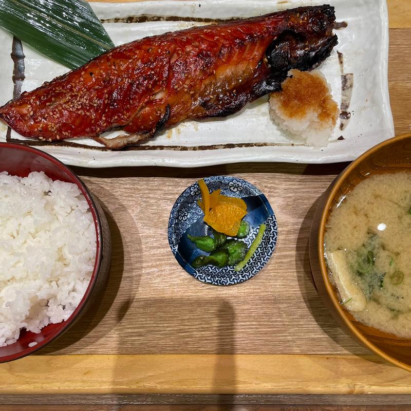 さばみりん干定食(たんとと和くら｜LECT広島店)