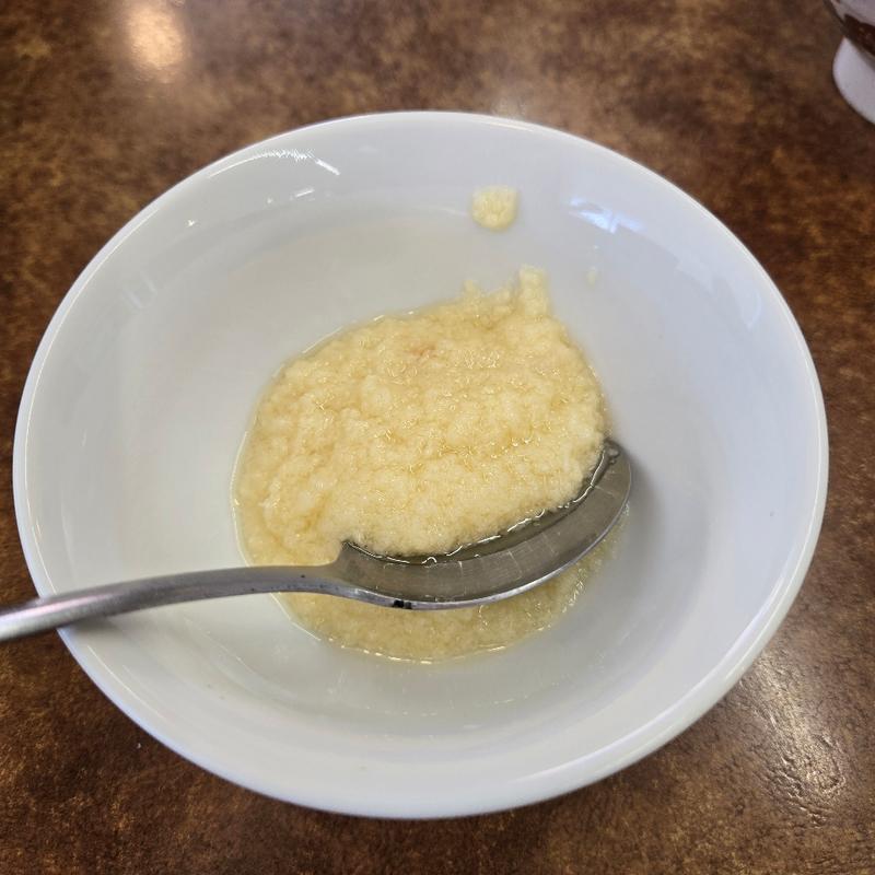 にんにく【別皿】(くるまやラーメン 足利店)