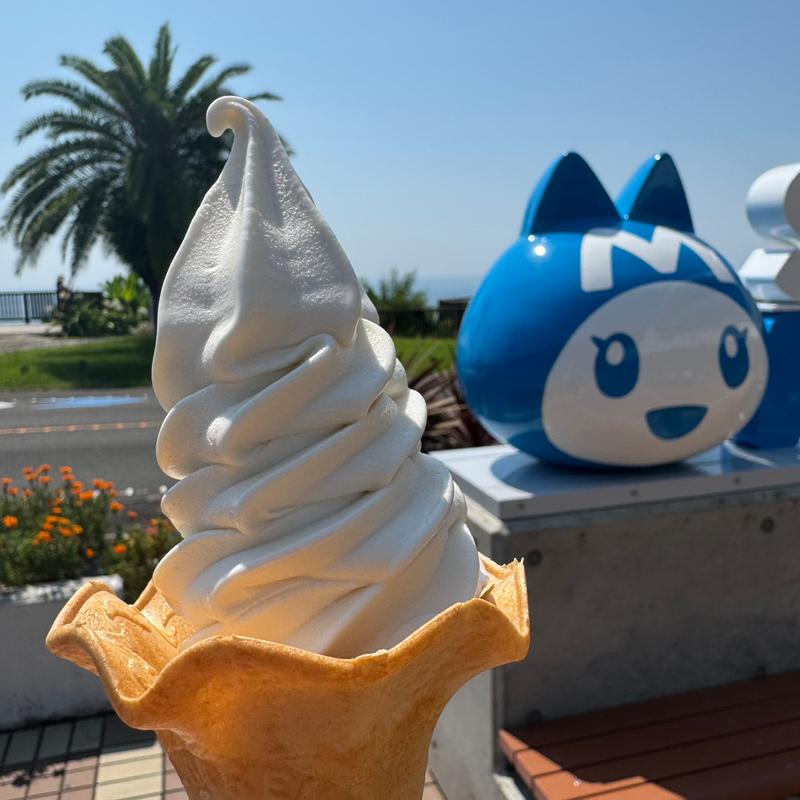 ミルクソフトクリーム(道の駅フェニックス )