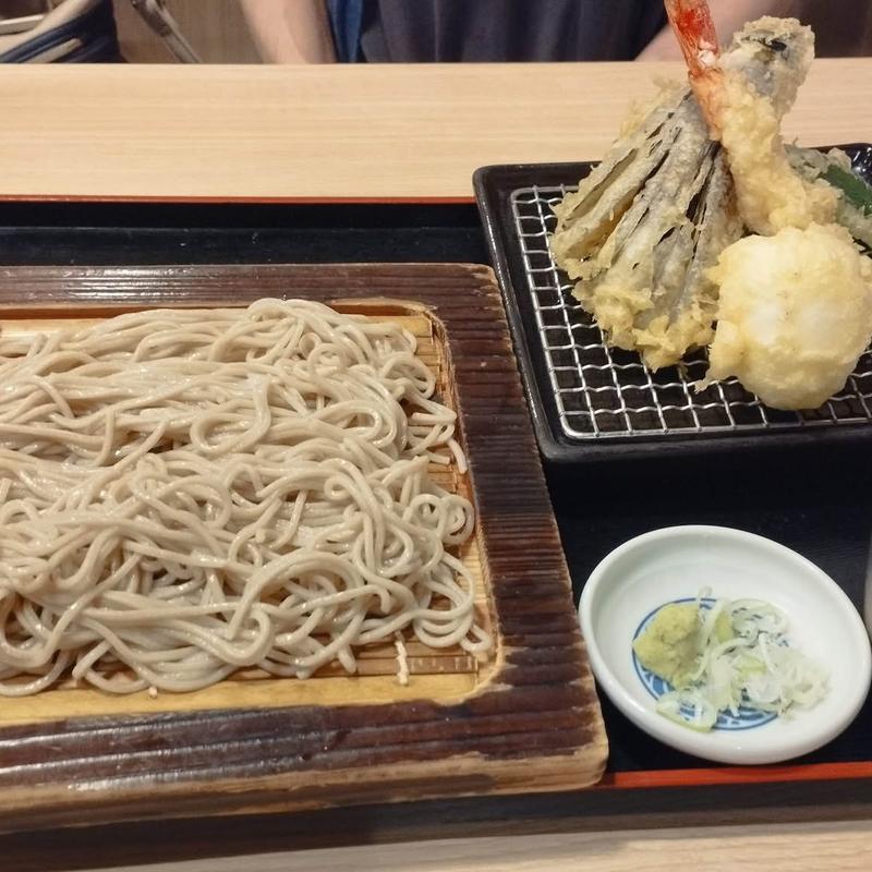 昼定食 そばセット 天麩羅盛合せ(大衆町鮨 とろたく 一番町店)
