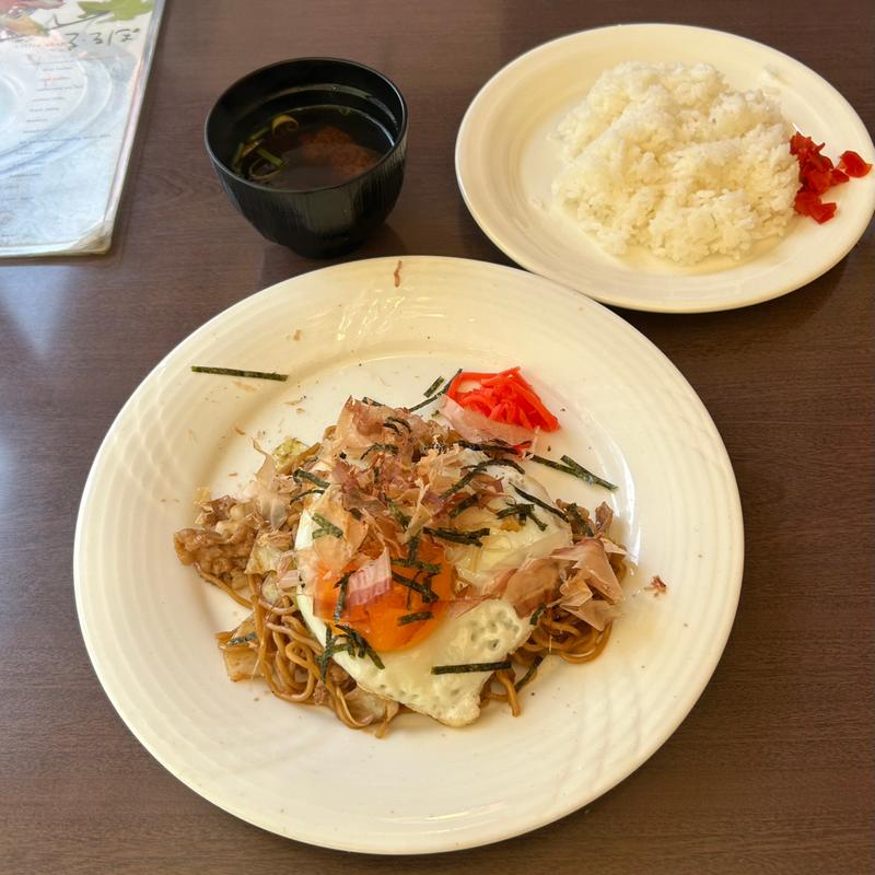 焼そば定食セット(る・るぽ オレンジタウン店)