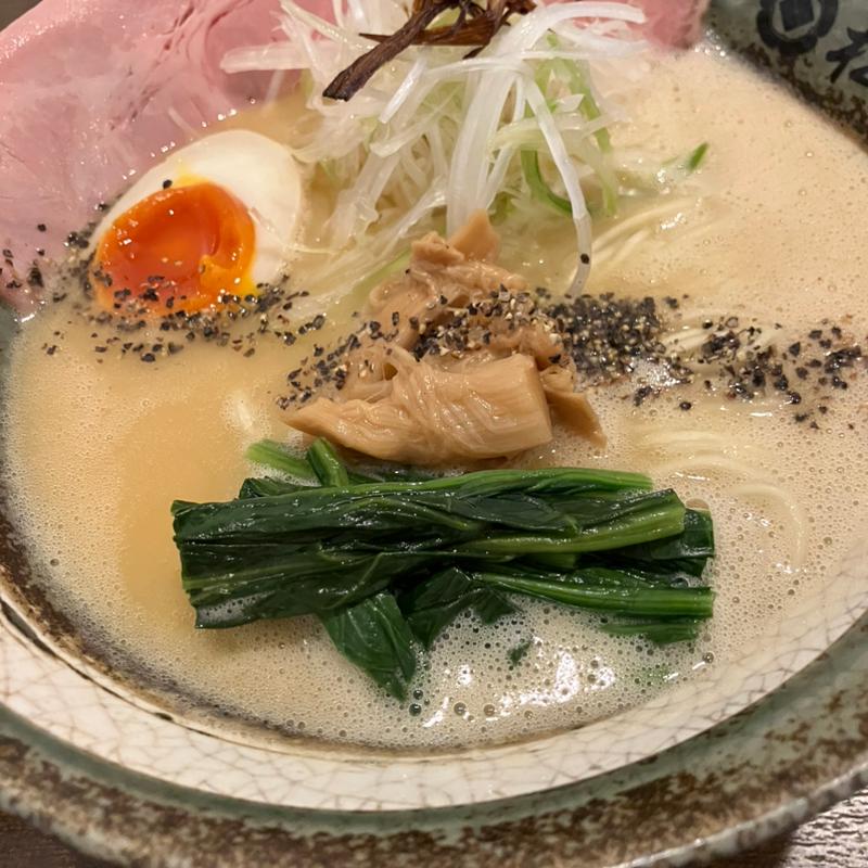 超濃厚鶏白湯中華そば(自家製麺地鶏中華そば松利屋)