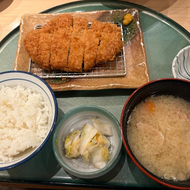 リブロースかつランチ(かつ敏 綾瀬店)