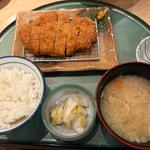 リブロースかつランチ