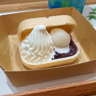 ソフトクリーム最中(鎌倉カフェ K.MINAMOTO ORIKA)