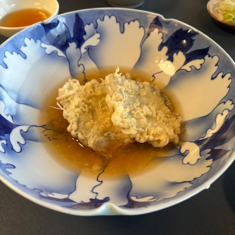 太刀魚 天ぷら(蕎麦 とみず)