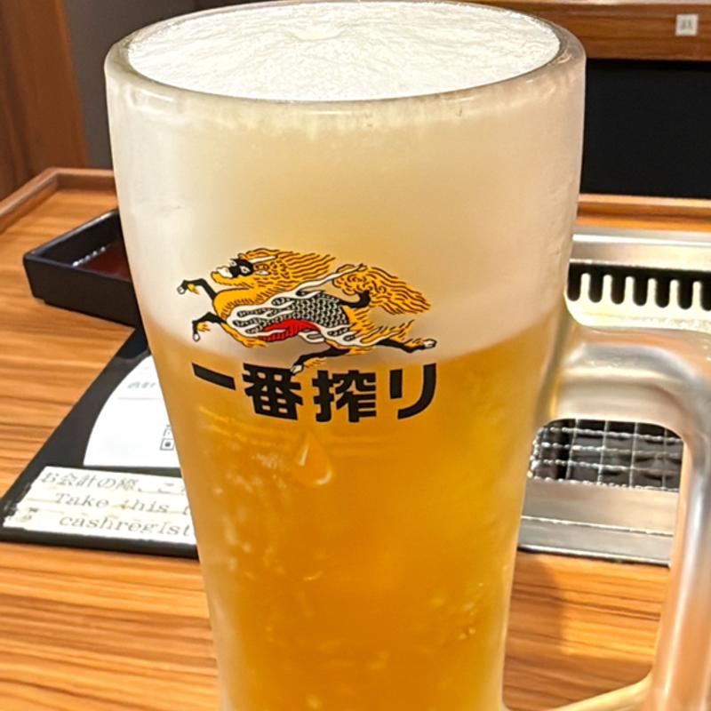 生ビール(焼肉やる気 四条河原町店 )