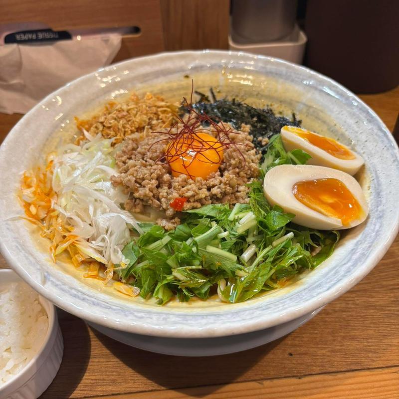 汁なし担々麺 大盛り(麺や笑華)