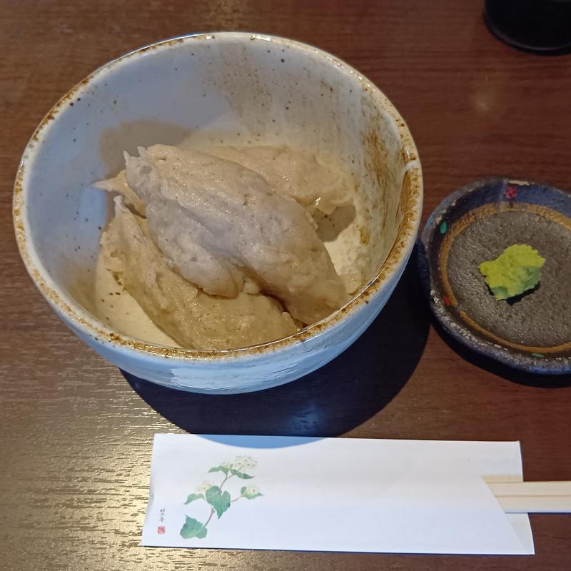 蕎麦がき(そば処 萩の越路)