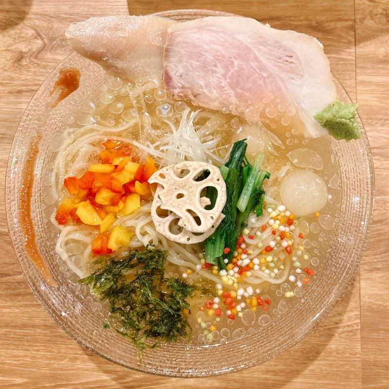 霧島鷄の塩冷やし〜dashi〜(自家製麺250)