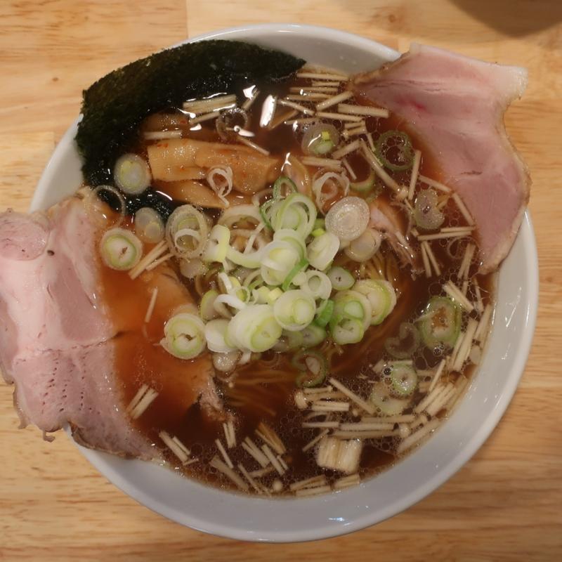 天然鮮魚の醤油ラーメン(マツヨシ大飯店 (元がんこラーメン十八代目))