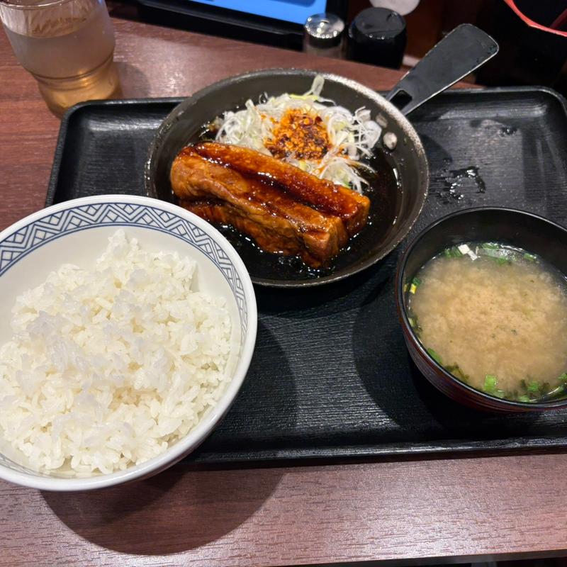 厚切り角煮定食(吉野家 川口駅東口店)