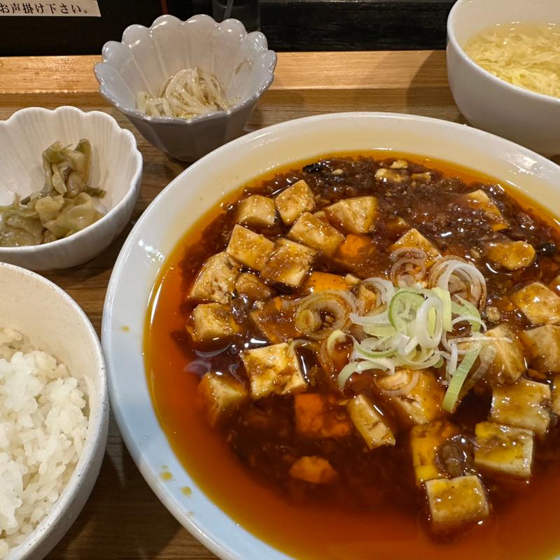 麻婆豆腐定食(水遊)