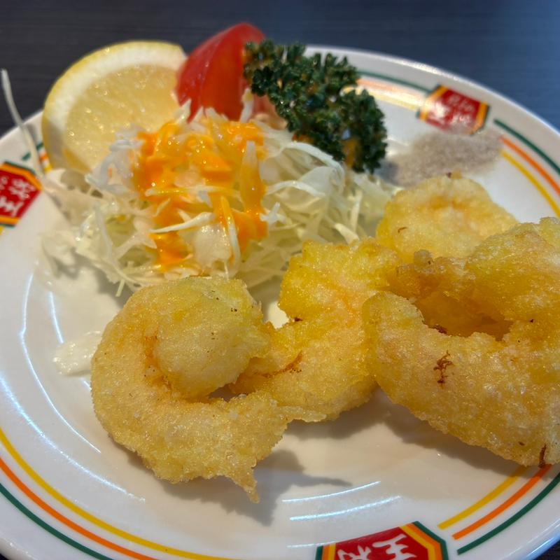 海老の天ぷら（ジャスト）(餃子の王将 七条烏丸店 )