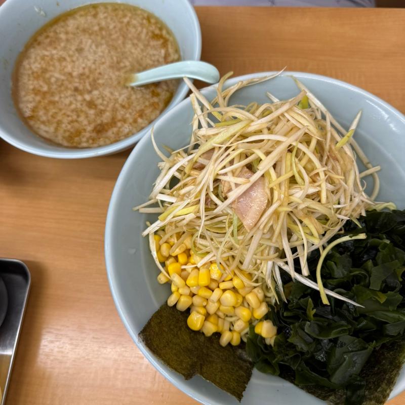 ネギつけ麺　わかめ(ラーメンショップ椿 河内店)