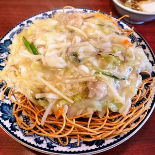 とりあんかけカタやきソバ