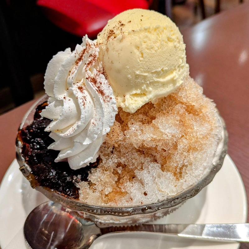 コーヒーかき氷(エビアン エスパル店)