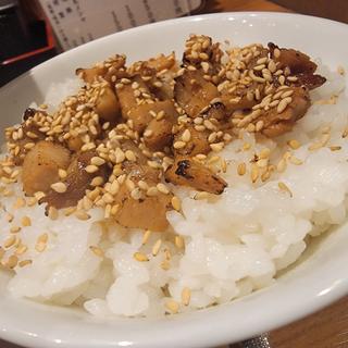 チャーシューご飯(麺屋芝乃)