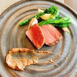 広島牛うちモモ肉のロースト（ランチコース）