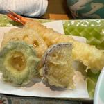 天ぷら盛り合わせ(寿司御膳松)