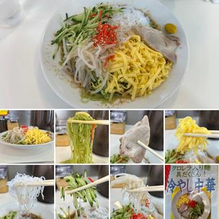 冷やし中華大盛(博多天神 新宿東口駅前店)