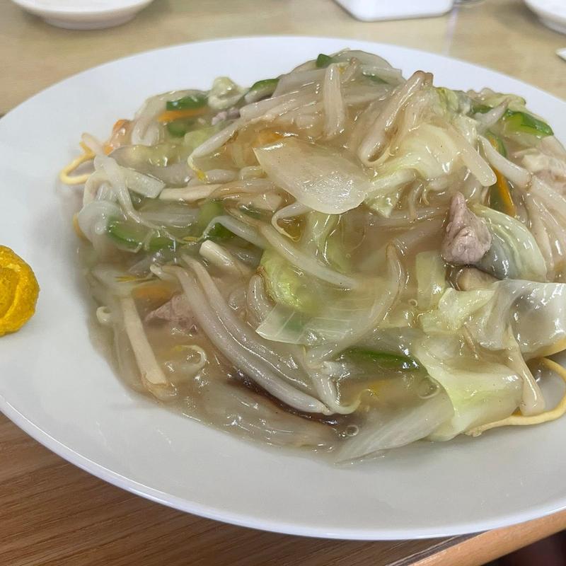 カタ焼きそば(丸川食堂)