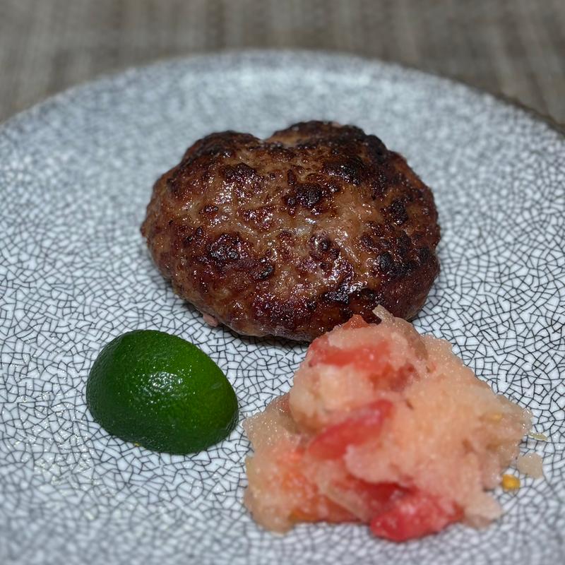スパイスハンバーグ トマトおろし(キッチンステージ)
