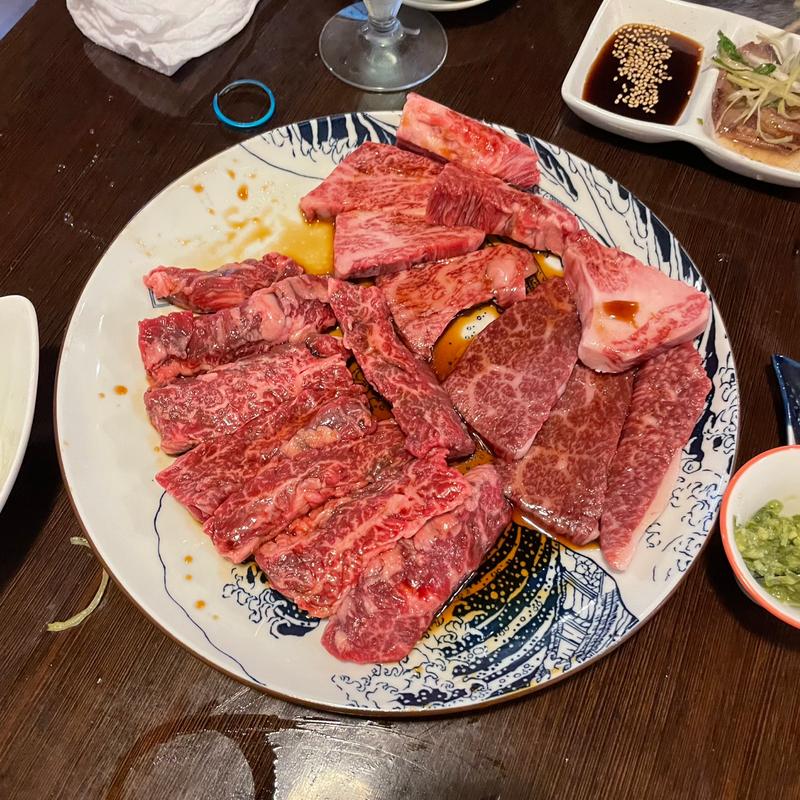 はらみ、カルビ、ロース(旨味熟成肉専門 焼肉 ふじ山)