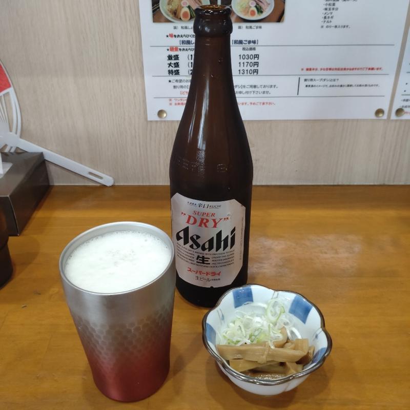 アサヒスーパーDRY(中瓶)(とら食堂 松戸分店 )