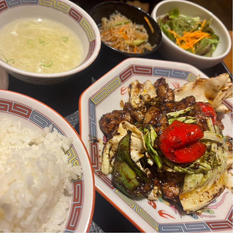 回鍋肉定食(拉拉飯店 （ラーラーハンテン）)