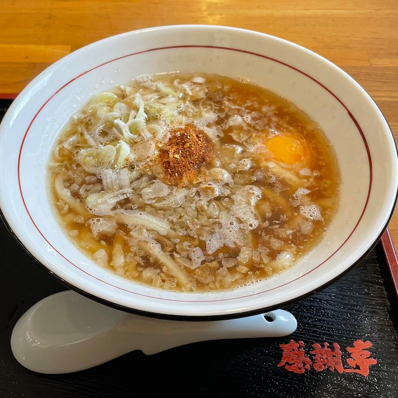 かすうどん10辛(感謝亭)