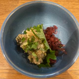 お通し　なめろう
