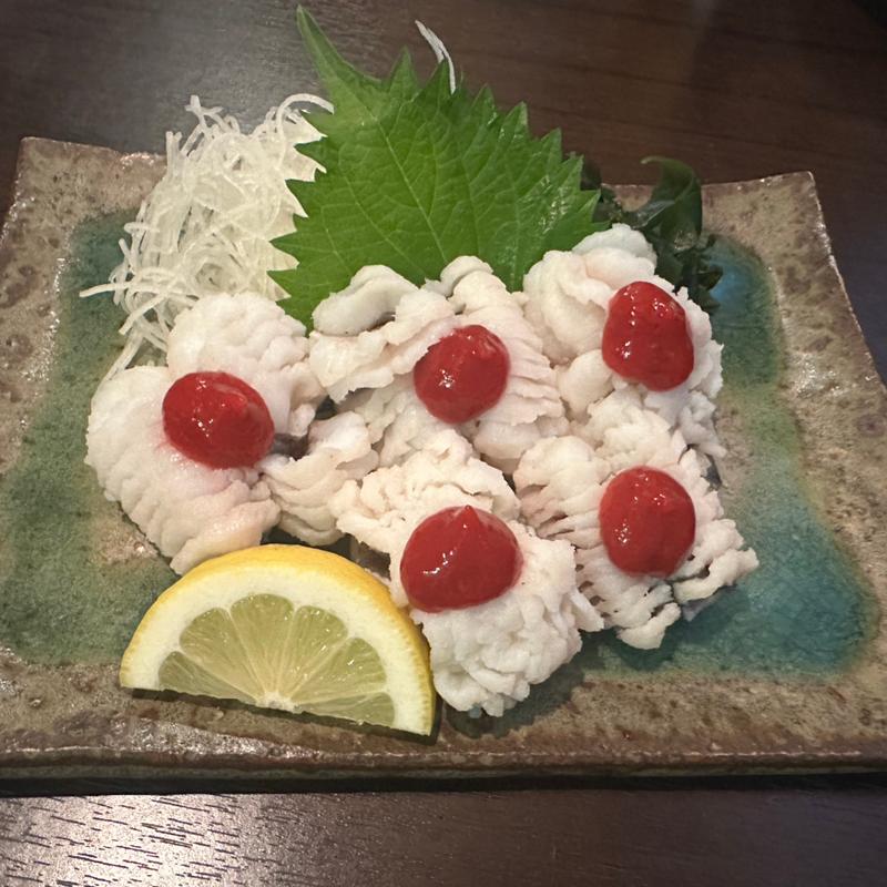 夏ハモ（湯引き）(さくら家)