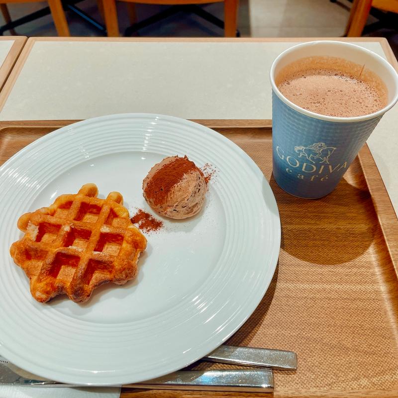 モーニングセット(GODIVA café DIAMOR OSAKA)