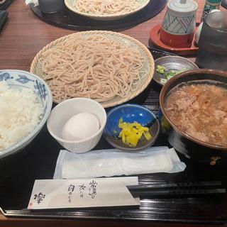 和牛肉つけ蕎麦定食