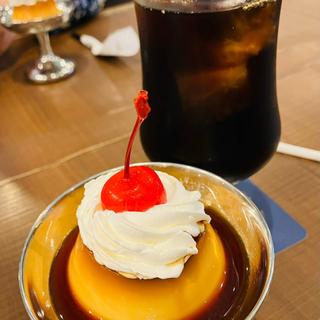プリン アイスコーヒー