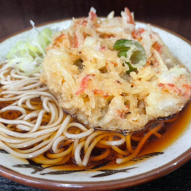 かきあげそば(そばよし 京橋店)