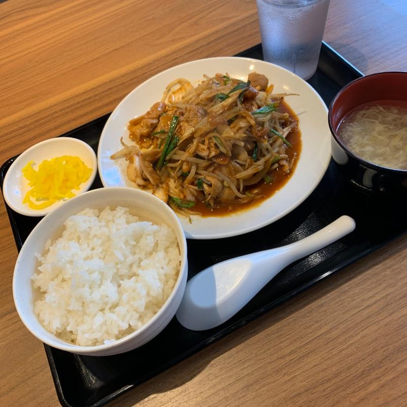 豚キムチ炒め定食(中華食堂 天音)