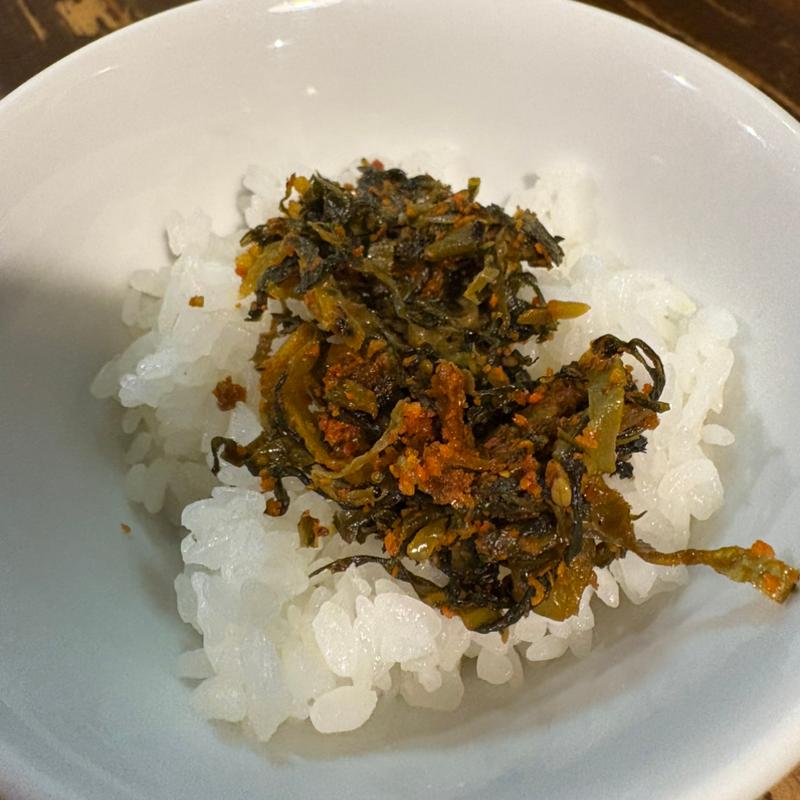 高菜ご飯(吉笑　らーめん)