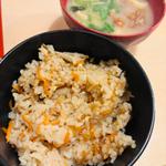 半しめじ御飯